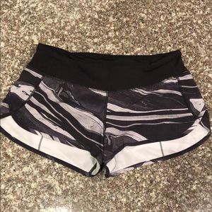 Lululemon Speed Shorts, Size 8